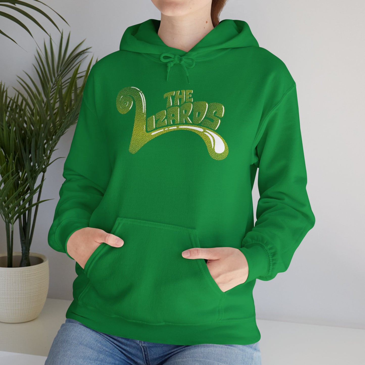 Unisex Heavy Blend™ Hooded Sweatshirt - Lizards OG Scales Logo