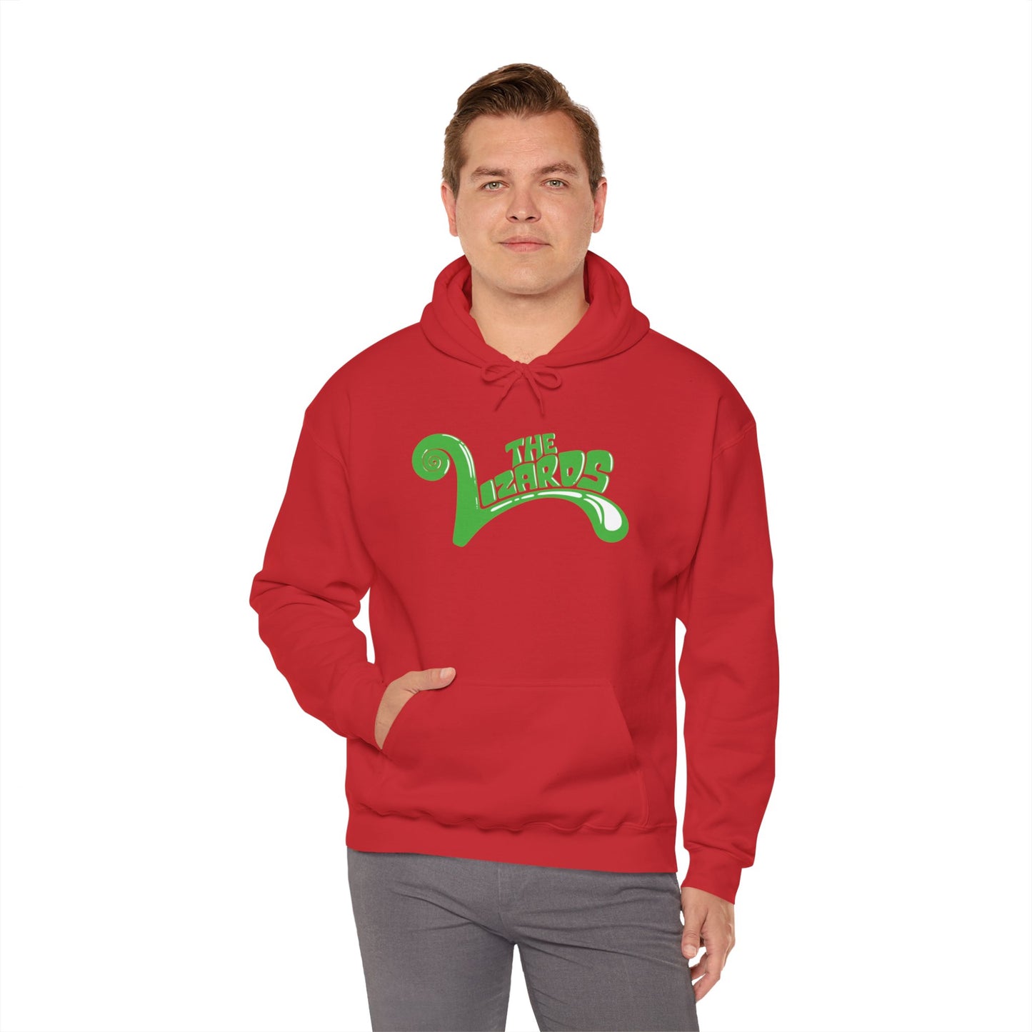 Unisex Heavy Blend™ Hooded Sweatshirt - Lizards OG Smooth  Logo