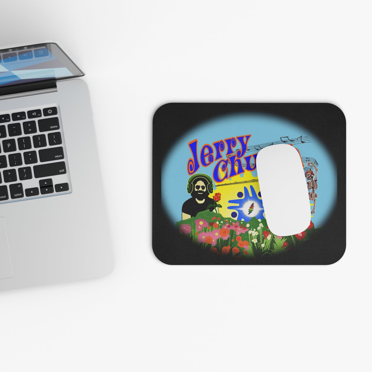 Jerry Church - Black Mouse Pad (Rectangle)