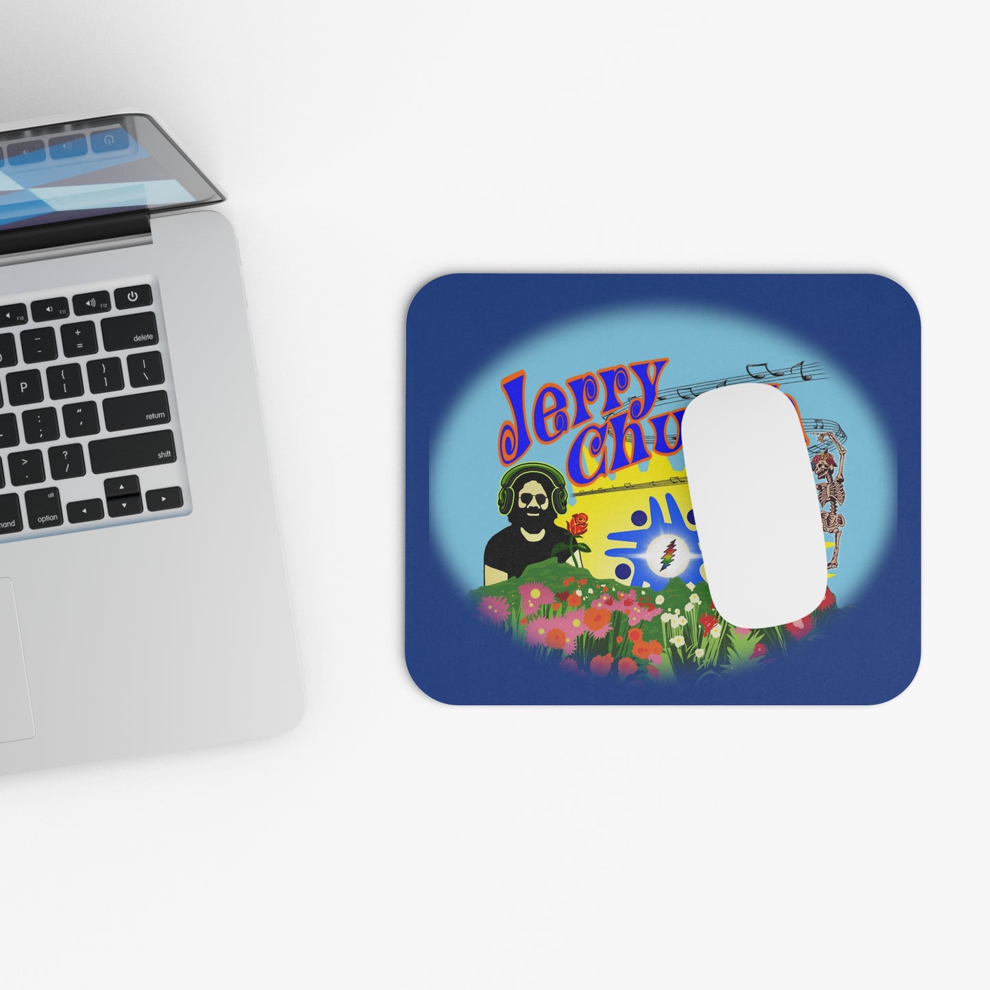 Jerry Church - Blue Mouse Pad (Rectangle)