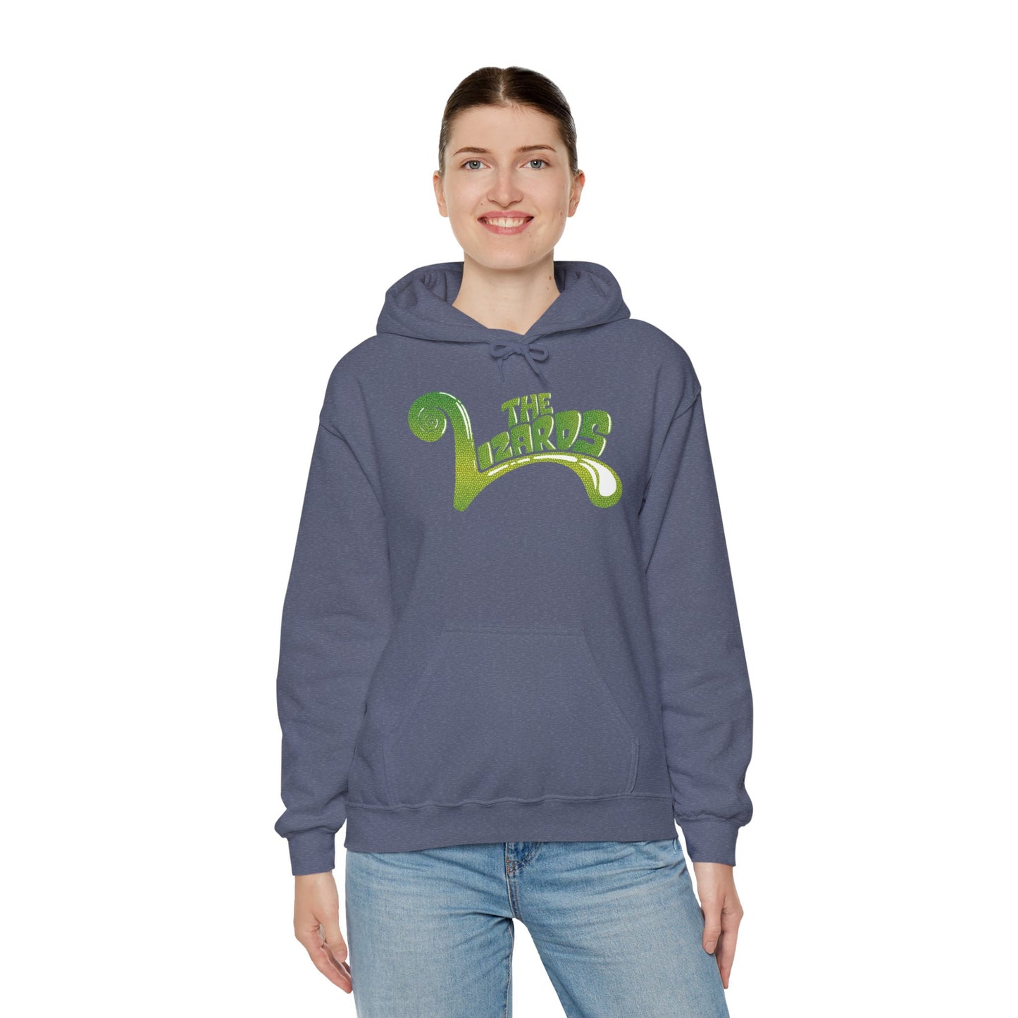 Unisex Heavy Blend™ Hooded Sweatshirt - Lizards OG Scales Logo