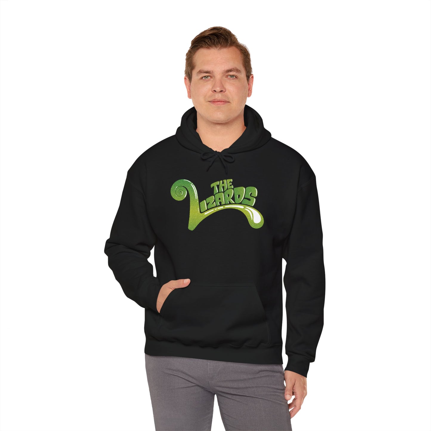 Unisex Heavy Blend™ Hooded Sweatshirt - Lizards OG Scales Logo