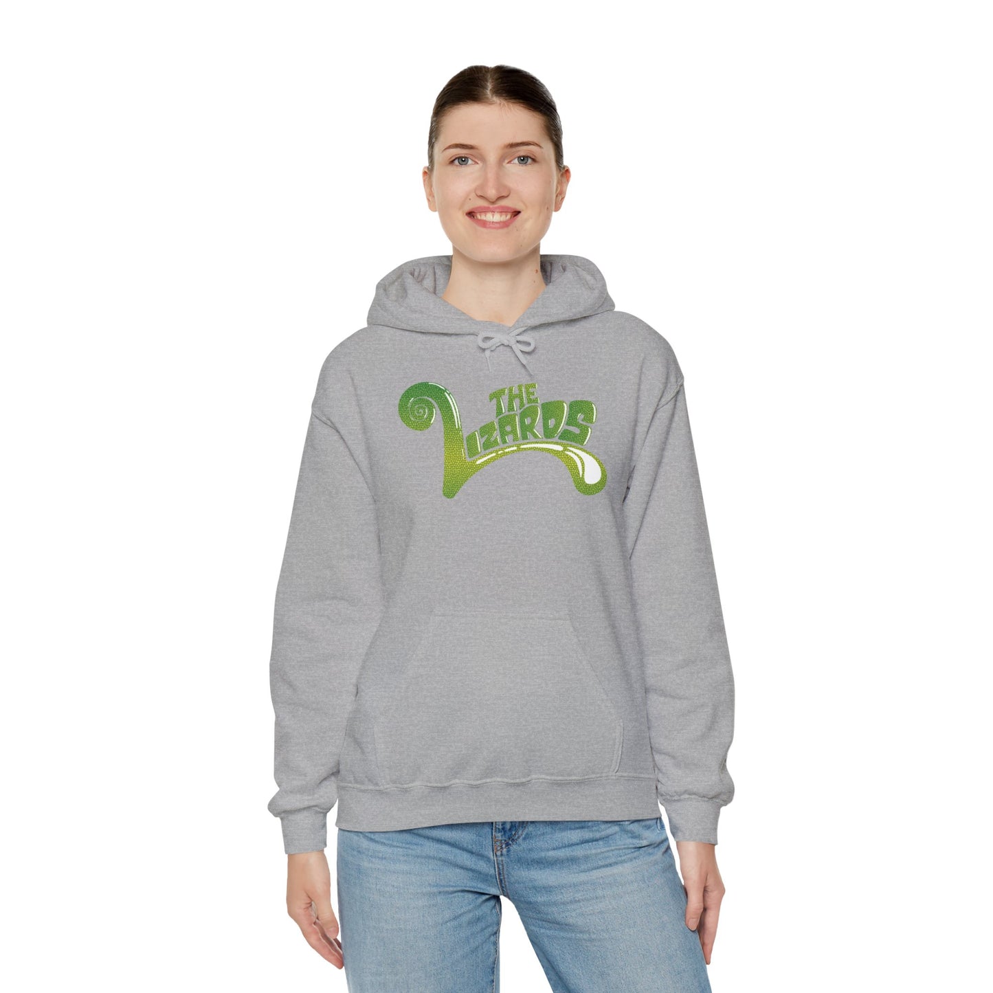 Unisex Heavy Blend™ Hooded Sweatshirt - Lizards OG Scales Logo