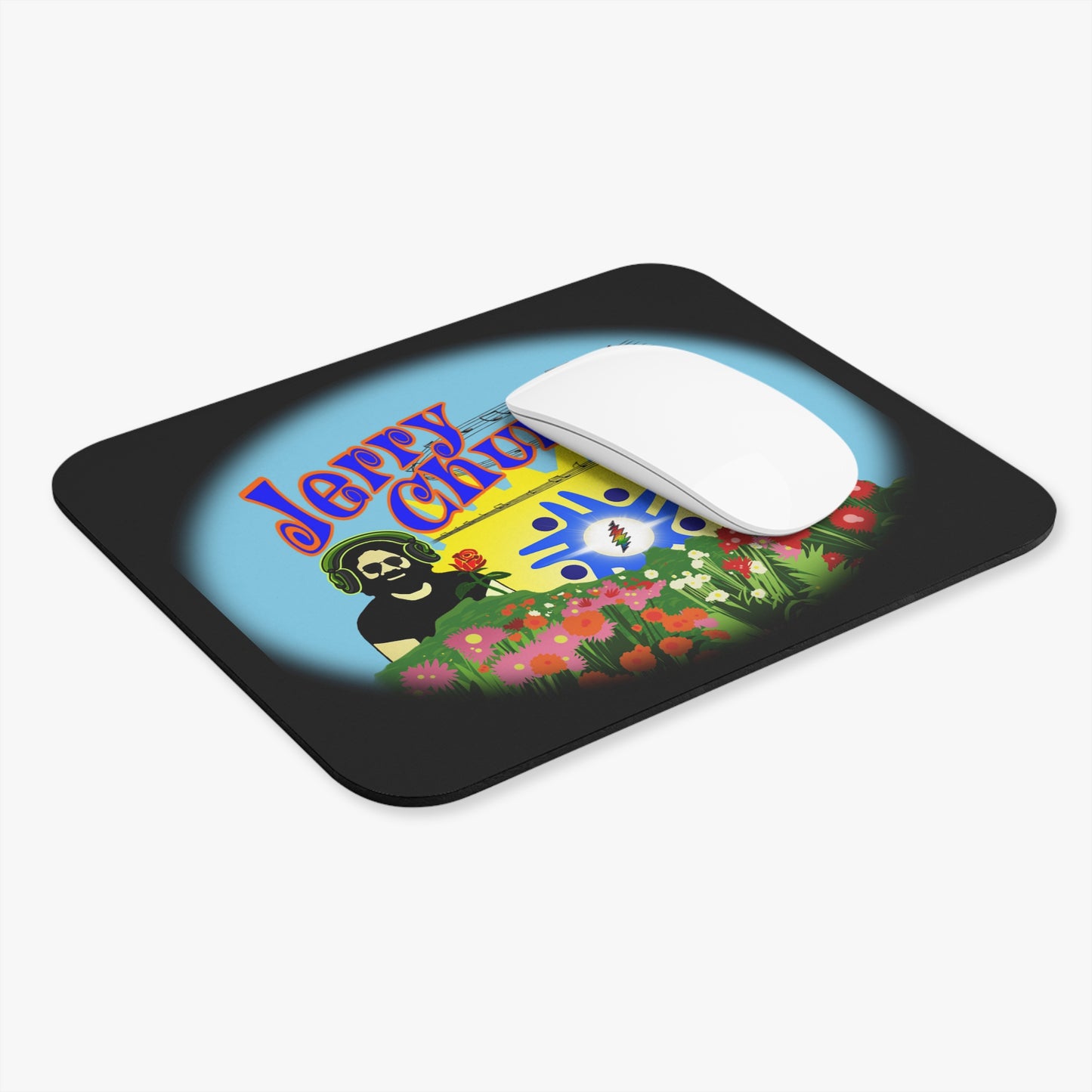 Jerry Church - Black Mouse Pad (Rectangle)