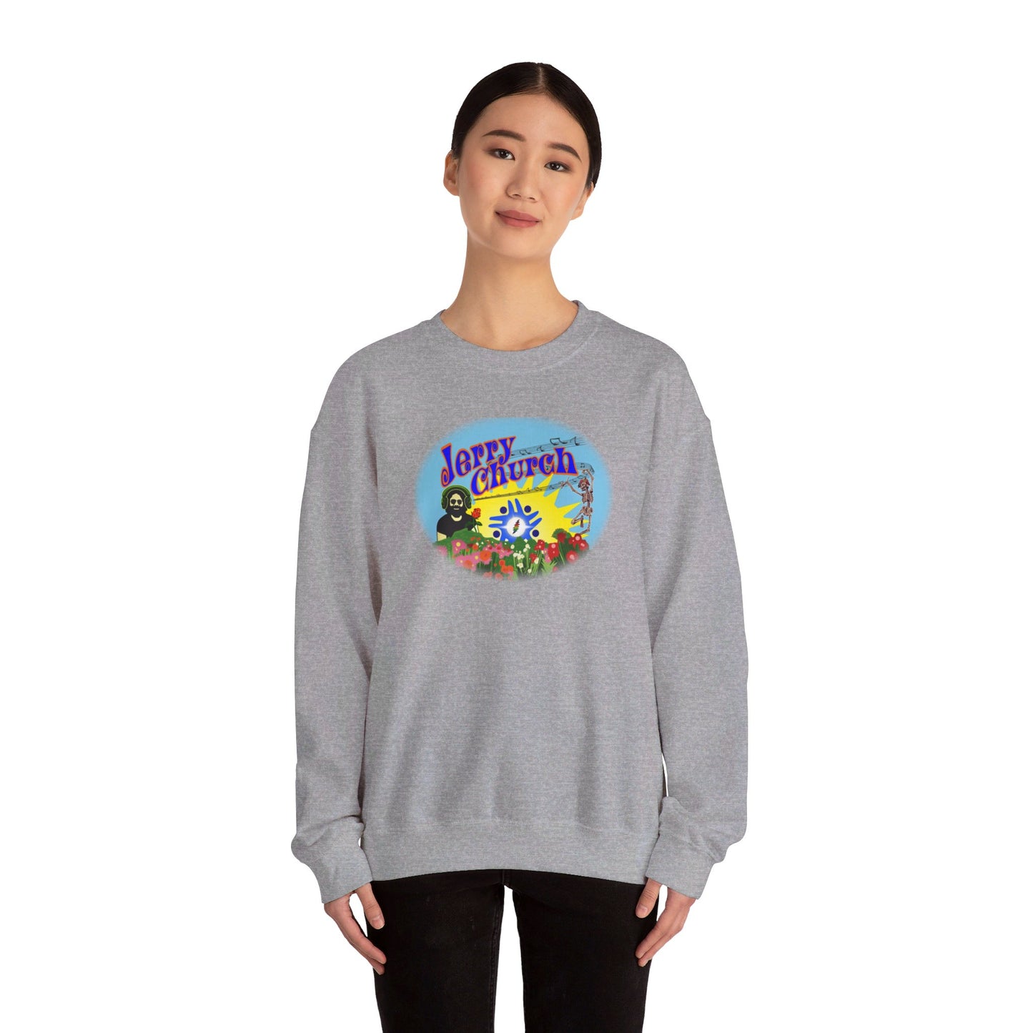 Jerry Church - Unisex Heavy Blend™ Crewneck Sweatshirt