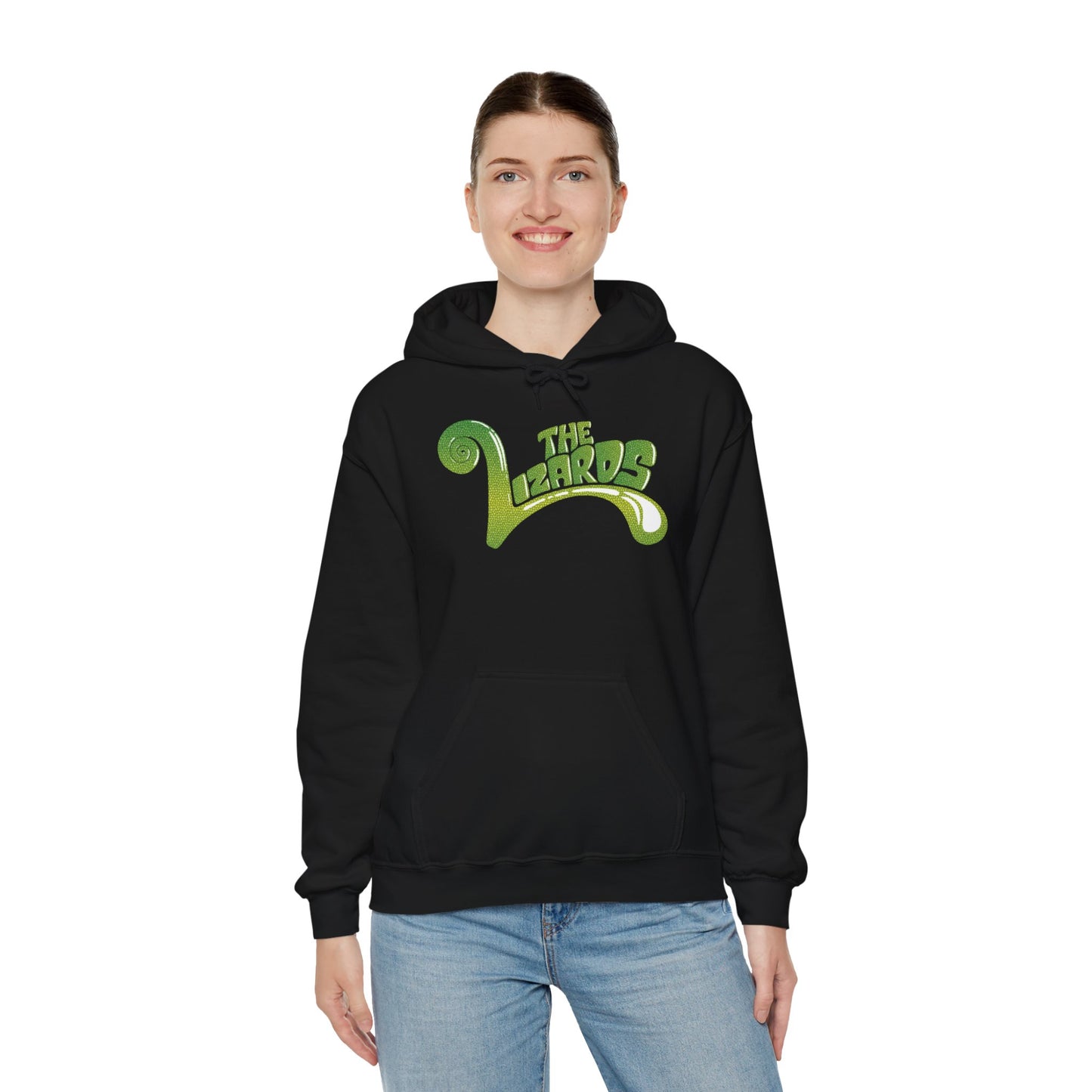 Unisex Heavy Blend™ Hooded Sweatshirt - Lizards OG Scales Logo