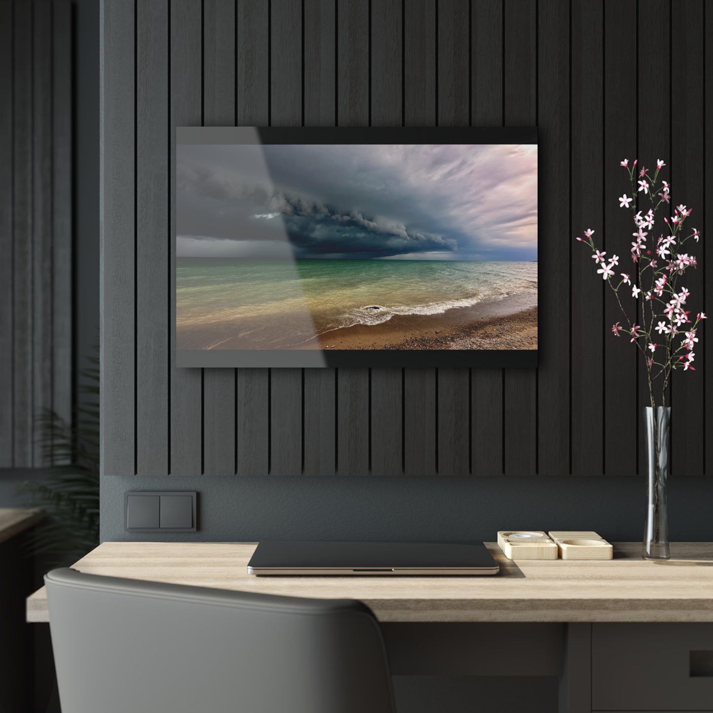 Lake Huron Storm Cloud June 2024 - Acrylic Prints