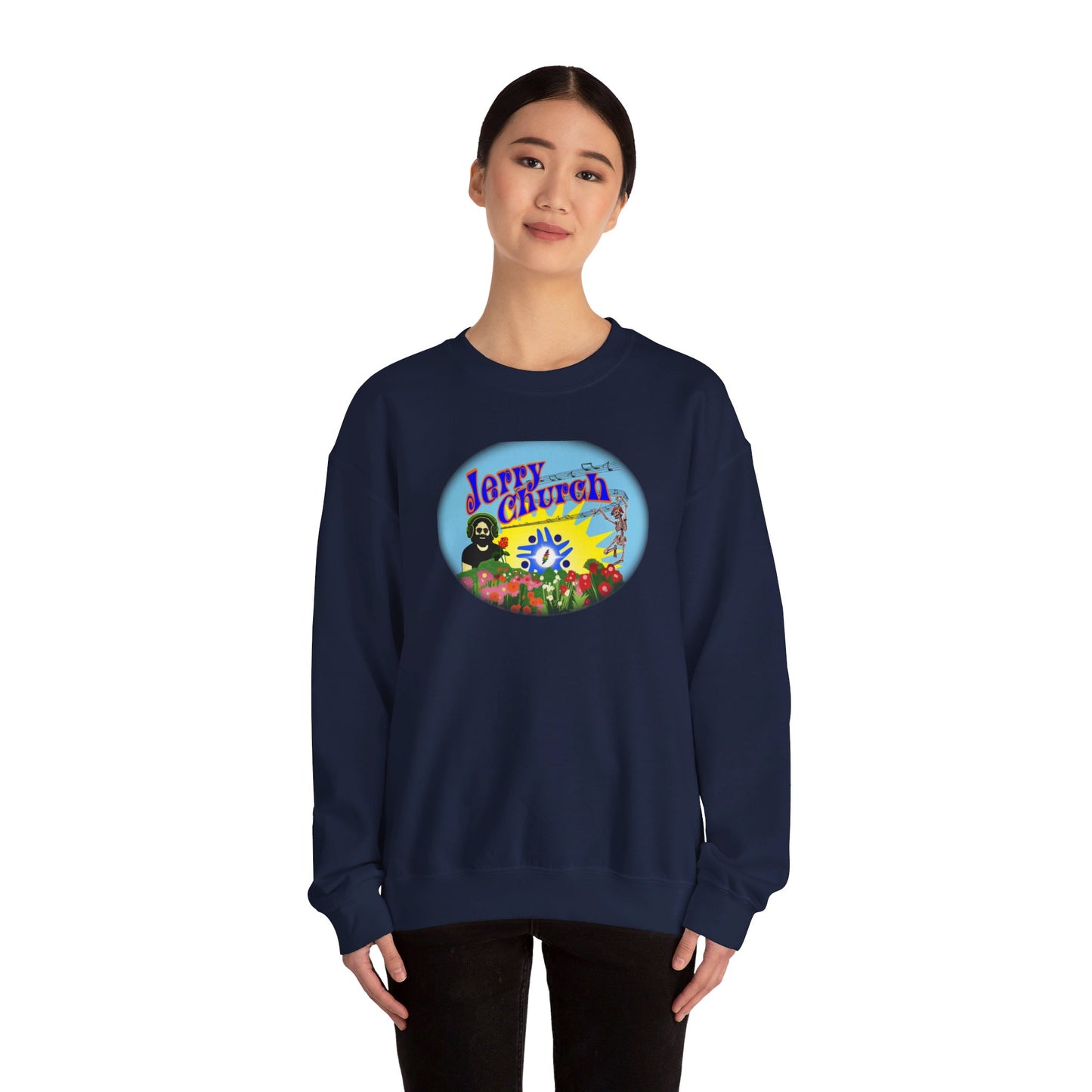 Jerry Church - Unisex Heavy Blend™ Crewneck Sweatshirt