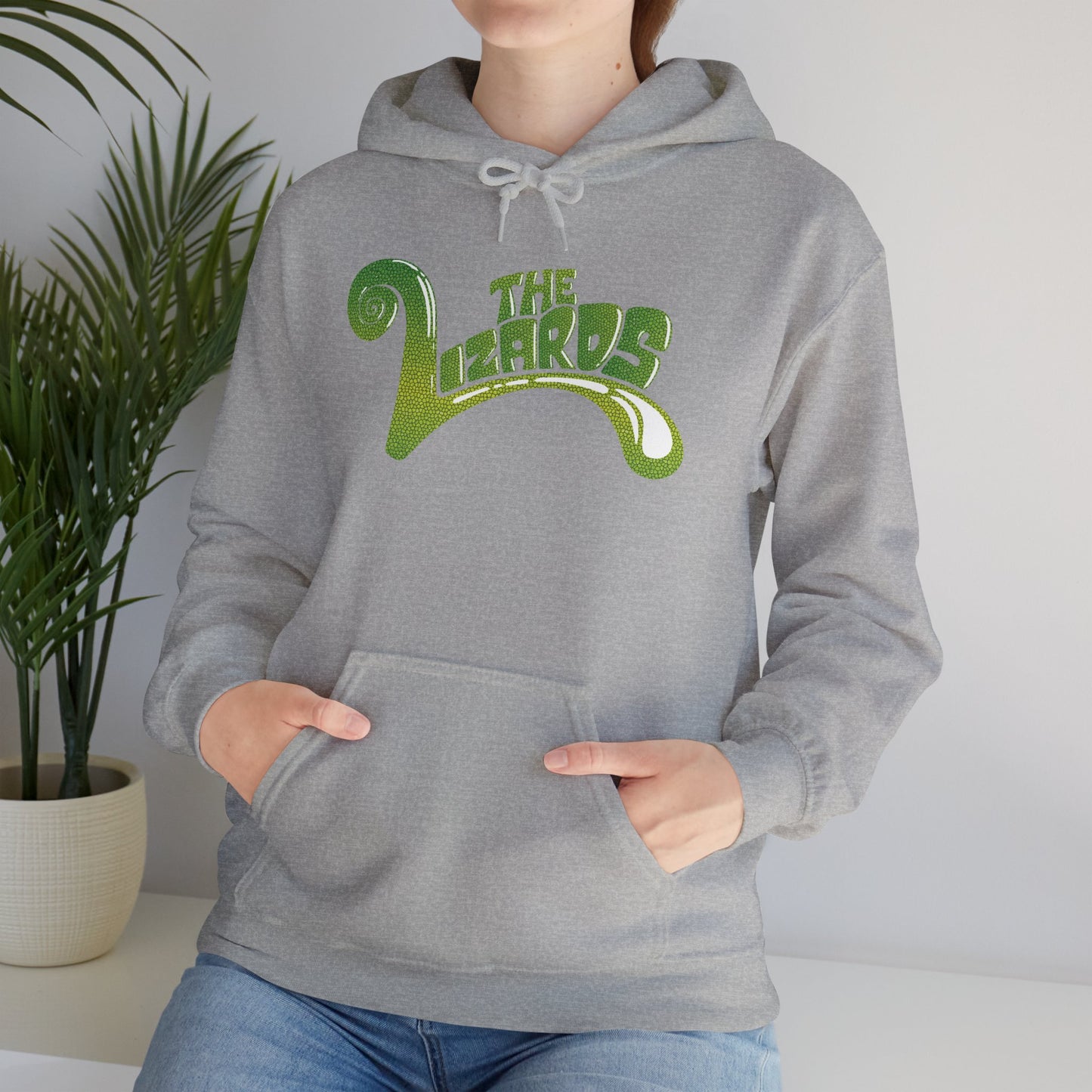 Unisex Heavy Blend™ Hooded Sweatshirt - Lizards OG Scales Logo