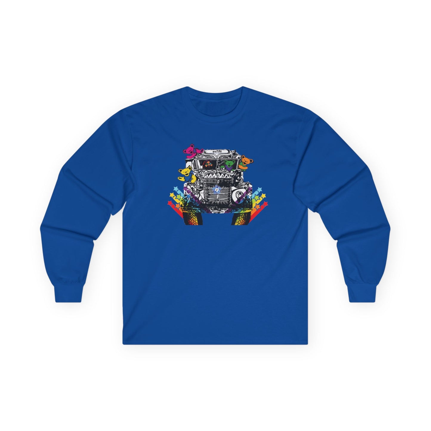 Get on the gnuBUS (full color) - Ultra Cotton Long Sleeve Tee