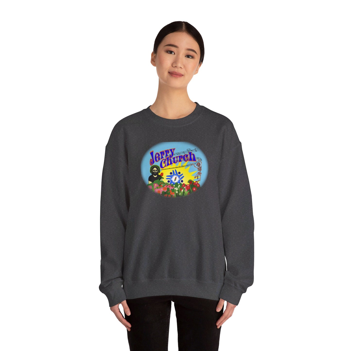 Jerry Church - Unisex Heavy Blend™ Crewneck Sweatshirt